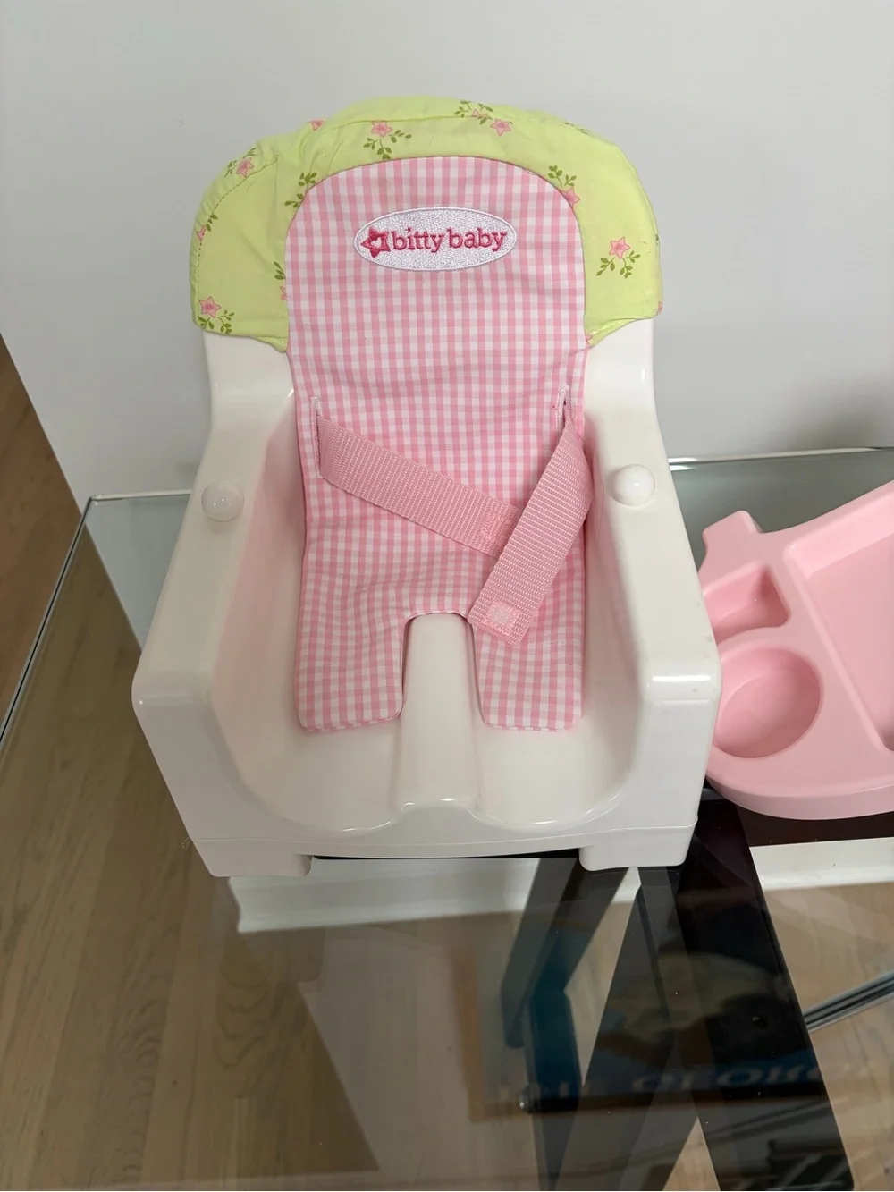 Bitty Baby American Girl Doll with 2 outfits, bottles and booster chair